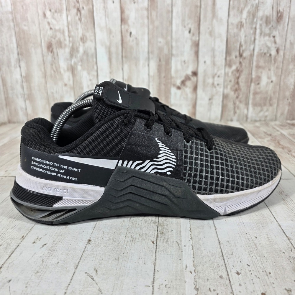 Nike React Metcon Turbo Womens 11 Black White Training Shoes DO9327-001